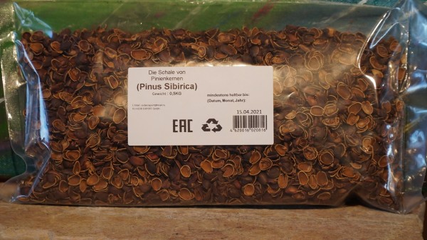 Sibirische Zedernnussschalen 0,5kg