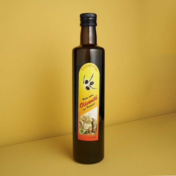 Olivenöl Wildwuchs, Rohkostqualität, Bio 500ml