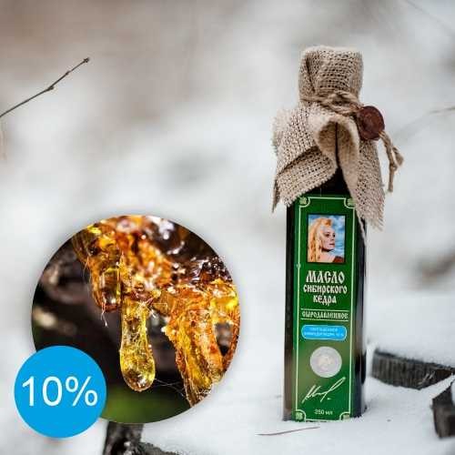 Zedernussöl mit 10% Harz von Fa.Megre 250 ml